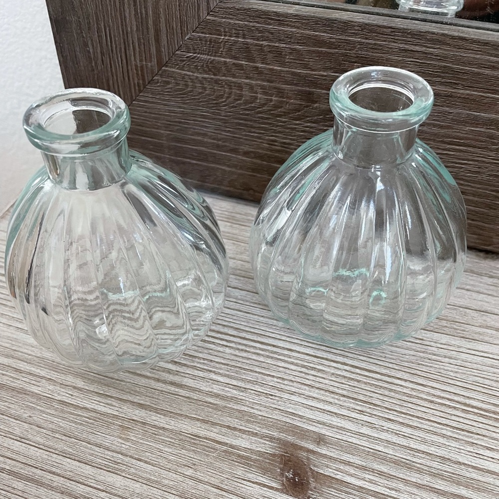 Cute glass vase set